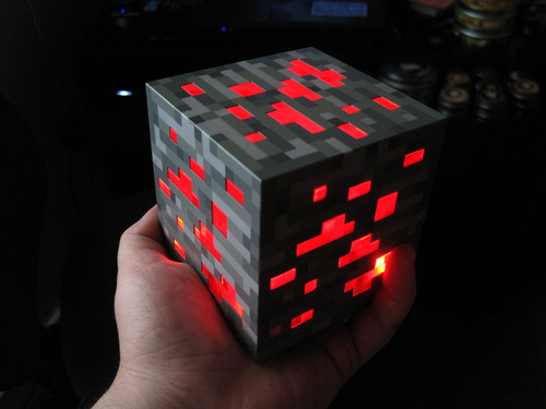 Minecraft Light-Up Redstone Ore 2