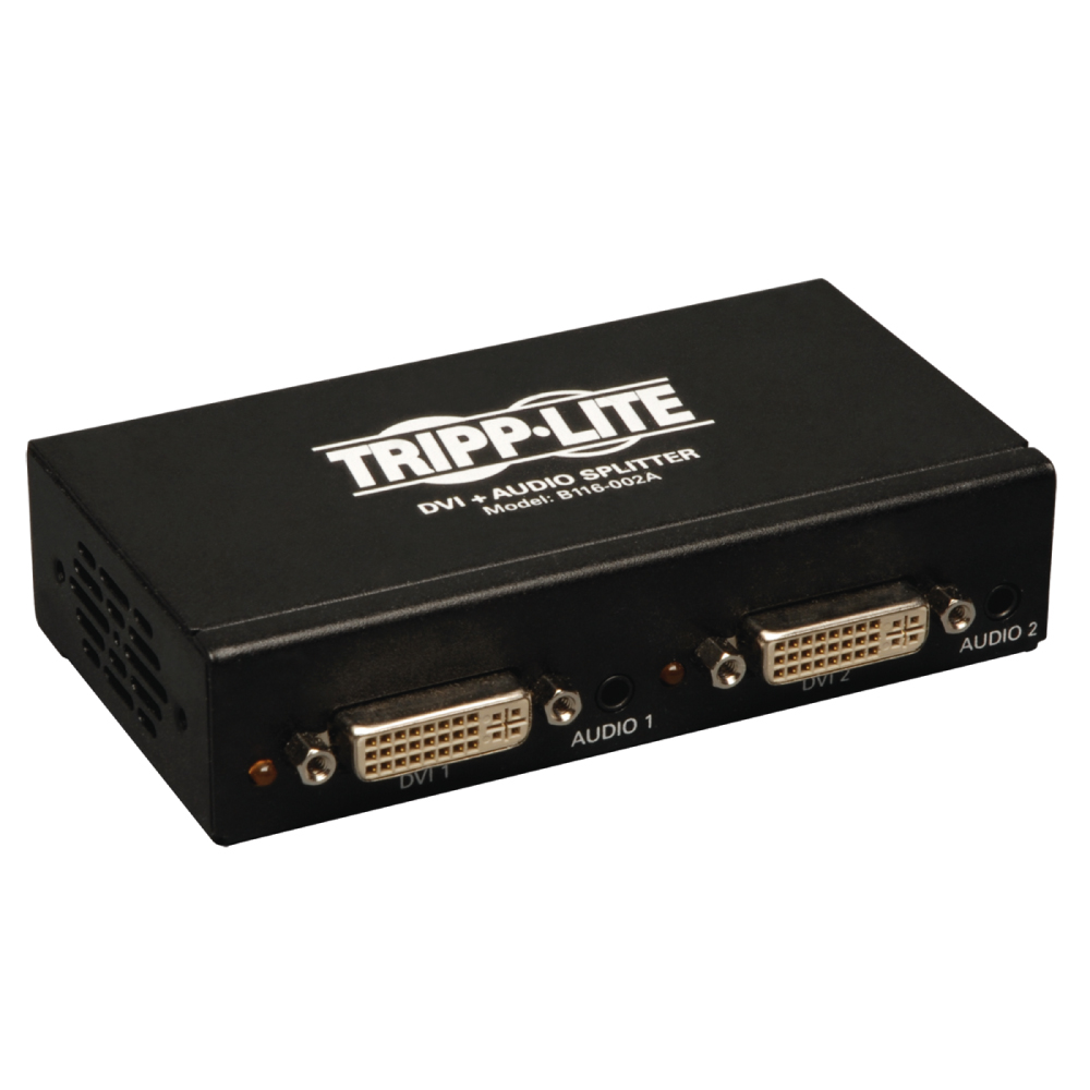 2-Port DVI Single Link Video / Audio Splitter / Booster 2-Port DVI Single Link Video / Audio Splitter / Booster