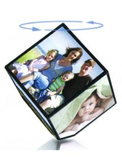 360° Spinning Photo Cube