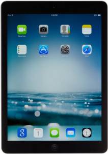 Apple iPad Air 64GB, Wi-Fi Verizon, Black with Space Gray OLD VERSION