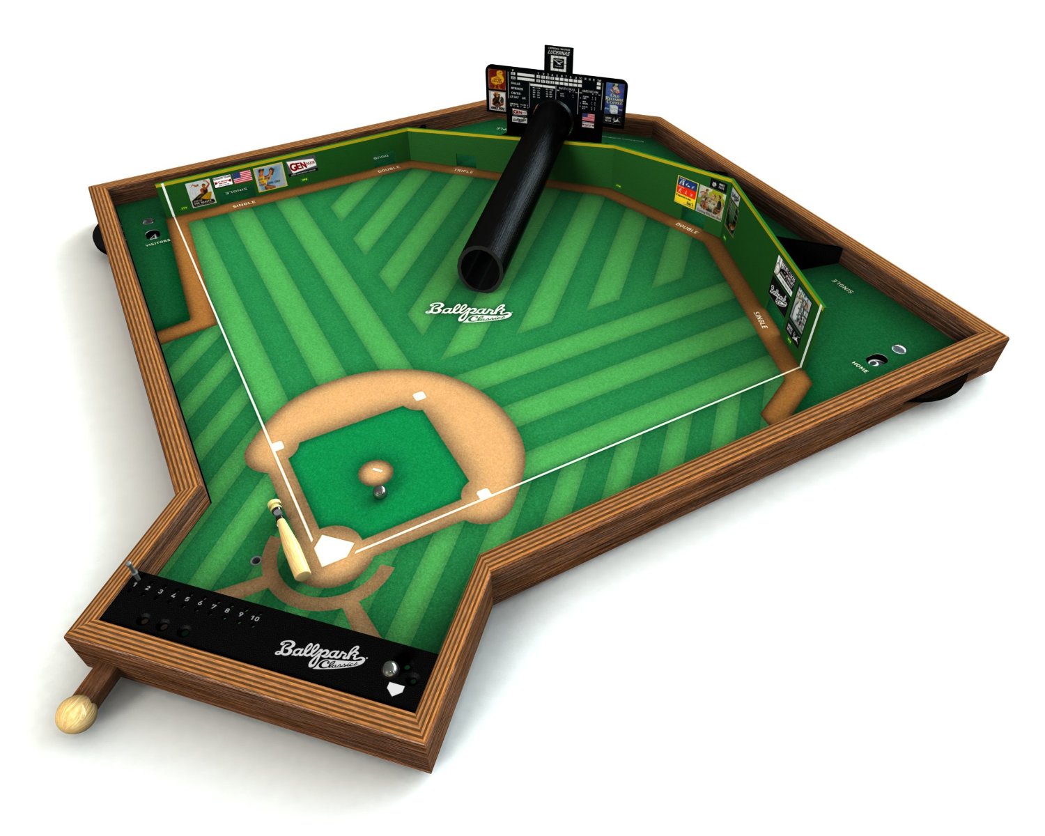 MLB Wooden Pinball Baseball