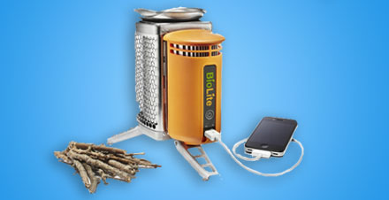 Biolite Wood Burning Campstove - Cook & Charge Your Electronic Devices 1