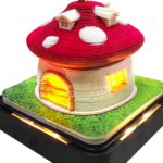 Calendar-Memo-Pad-3D-Paper-Art-Mushroom-1