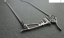 Custom Handwriting Necklace 1