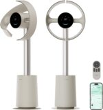 DREAME Bladeless Tower Fan for Bedroom, Smart Standing Fan with 270° Spatial Airflow for Whole-Room Circulation