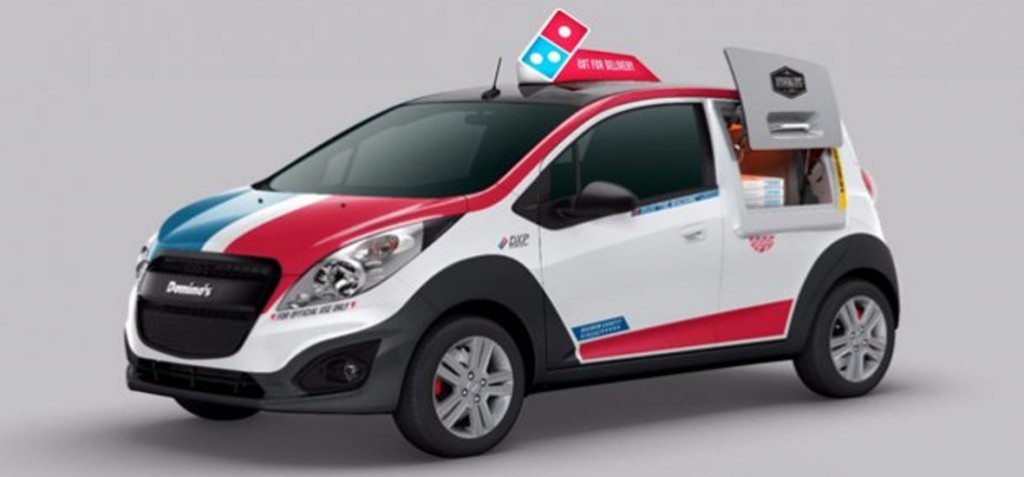 Domino's Delivery Van Has Built-In Oven