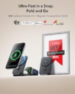 ESR 3 in 1 Charging Station for Apple, Qi2.2 25W MagSafe Charger with CryoBoost, Phone-Cooling Wireless Charging Station Foldable - Image 3