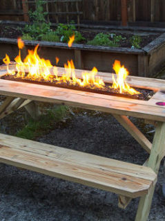Fire Pit Picnic Table 1