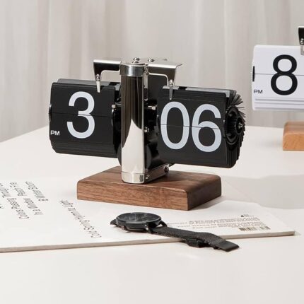 Flip-Desk-Clock-Retro-Vintage-Flip-Desk-Table-Clock-2