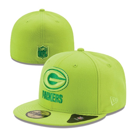 Green Bay Packers New Era NFL Youth Tonal Pop Basic 59Fifty Hat (Light Green)