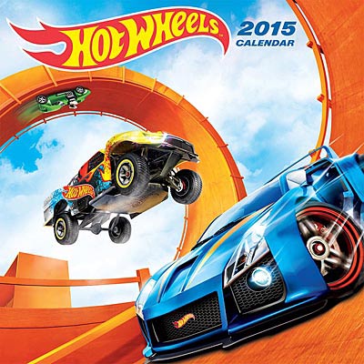 Hot Wheels 2015 Wall Calendar