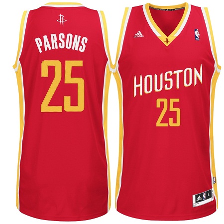 Houston Rockets Adidas NBA Chandler Parsons #25 Alternate Swingman Jersey (Red)