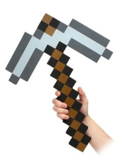 Minecraft Pixelated Pickaxe