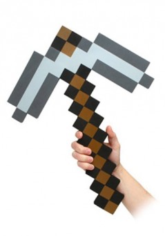 Minecraft Pixelated Pickaxe - Agazoo