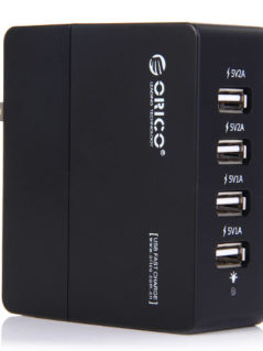 ORICO DCA-4U Compact 4 Port USB Wall Charger Hub 2A-1A