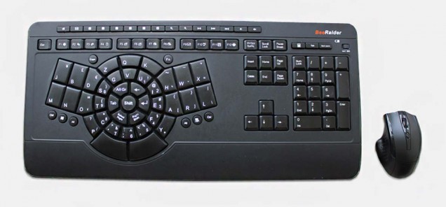 Optimised Wireless Radial Keyboard 1
