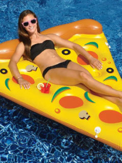 Pizza Slice Inflatable Pool Float 1
