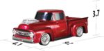 QFX BT-1956 RD 1956 Pickup Truck Bluetooth Speaker – 3" Speakers, Hands-Free, FM, LED Lights - Image 2