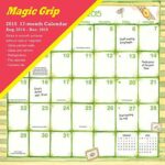 Seasons Magic Grip Monthly 2015 Wall Calendar