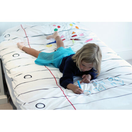 Special Offer On Doodle By Stitch Reversible Duvet And Pen Set 2