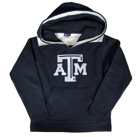 Texas A&M Aggies NCAA Youth Hockey Hooded Sweatshirt (Black)