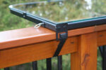 The DeckMATE Railing Table With Tempered Glass 3