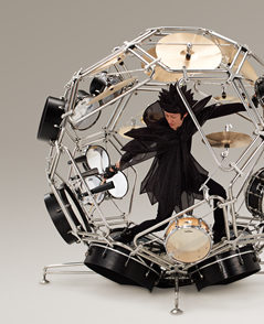 The Raijin drum kit prototype