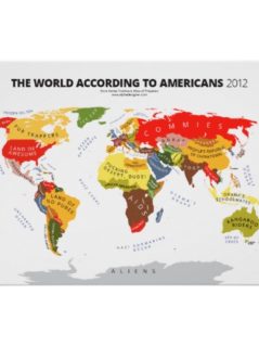 The World Map According to Americans