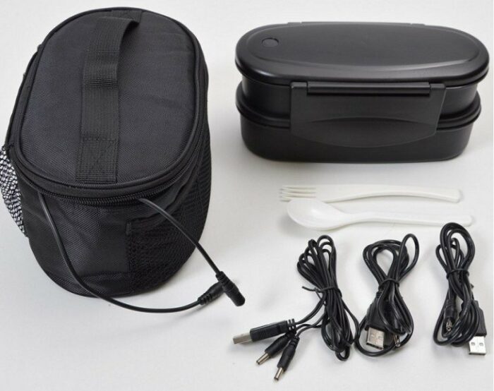 USB Double Heater Pouch With Lunch Box 4