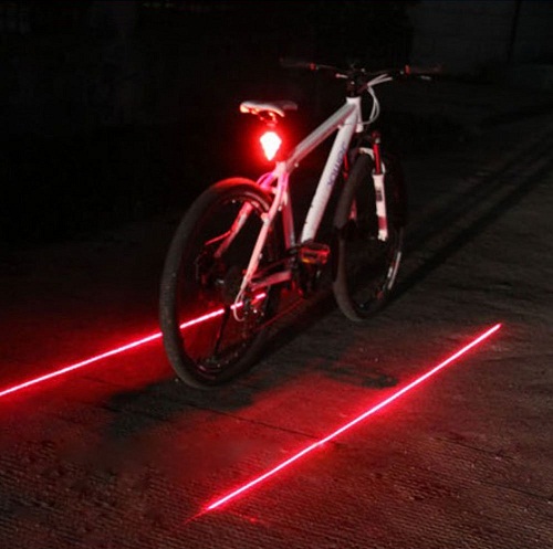X-Fire 5-LED Taillight With Laser Lane Marker 4